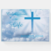 ブルークリスチャン十字白雲記念写真 ゲストブック (正面)