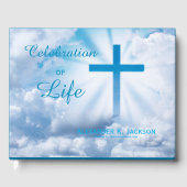 ブルークリスチャン十字白雲記念写真 ゲストブック (正面)