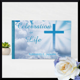 ブルークリスチャン十字白雲記念写真 ゲストブック