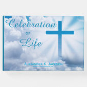 ブルークリスチャン十字白雲記念賛美歌 ゲストブック (正面)