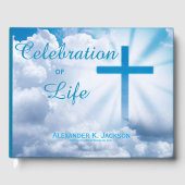 ブルークリスチャン十字白雲記念賛美歌 ゲストブック (正面)