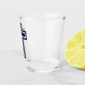 ブルークリスチャン違うクロス ショットグラス (右)