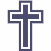 ブルークリスチャン違うクロス シール (正面)