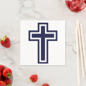 ブルークリスチャン違うクロス スタンダードカクテルナプキン (インサイチュ)