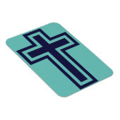 ブルークリスチャン違うクロス マグネット (右側)