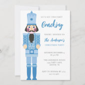 ブルークリスマスくるみ割りパーティー休日 招待状 (正面)