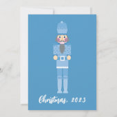 ブルークリスマスくるみ割りパーティー休日 招待状 (裏面)