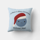 ブルークリスマスだ！ クッション (裏面)