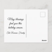 ブルークリスマスイタリアンに開催されるブオンナターレ国旗 ポストカード (裏面)