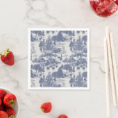 ブルークリスマスウィンターワンダーランド スタンダードカクテルナプキン (インサイチュ)