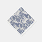 ブルークリスマスウィンターワンダーランド スタンダードカクテルナプキン (角)