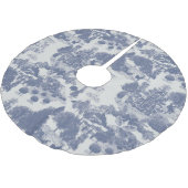 ブルークリスマスウィンターワンダーランド ブラッシュドポリエステルツリースカート (アングル)