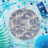 ブルークリスマスウィンターワンダーランド ペーパープレート (パーティー)