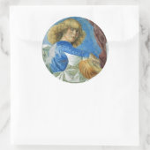 ブルークリスマスエンジェル ラウンドシール (バッグ)