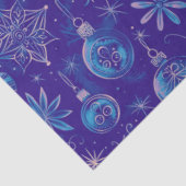 ブルークリスマスオーナメントクリスマス 薄葉紙 (詳細)