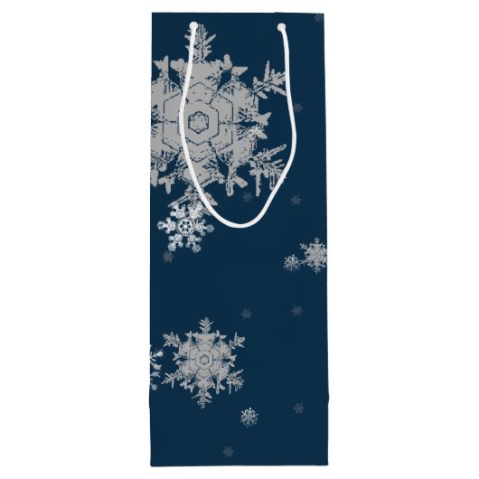 ブルークリスマスオーナメントワイン抱き枕 ワインギフトバッグ (裏面)