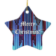 ブルークリスマスオーナメント