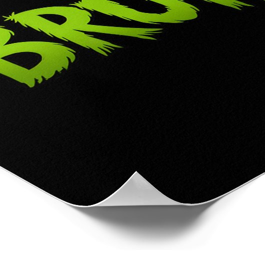 ブルークリスマスキッズ10代の少年のおもしろいクリスマスハム ポスター (角)