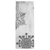 ブルークリスマスギフトホリデーワイン抱き枕 ワインギフトバッグ (裏面)