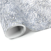 ブルークリスマスコレクションラッピング – 曇りガラス ラッピングペーパー (ロールコーナー)