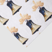 ブルークリスマスジンルベルティッシュペーパー 薄葉紙 (詳細)