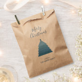 ブルークリスマスツリークラフト フェイバーバッグ (クリップ留めされた状態)