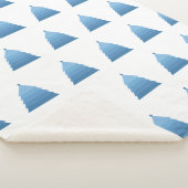 ブルークリスマスツリーシェルパブランケット シェルパブランケット (3/4)