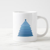 ブルークリスマスツリージャイアントコーヒーマグ ジャンボコーヒーマグカップ (右)
