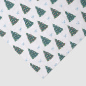 ブルークリスマスツリーファームギフトラップ 薄葉紙 (詳細)