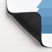 ブルークリスマスツリーマウスパッド マウスパッド (コーナー)