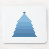 ブルークリスマスツリーマウスパッド マウスパッド (正面)