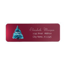 ブルークリスマスツリーレッドホリデー、クリスマス