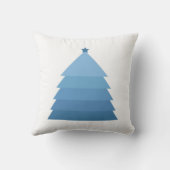 ブルークリスマスツリー装飾用クッション クッション (裏面)