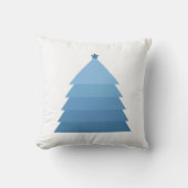 ブルークリスマスツリー装飾用クッション クッション (正面)