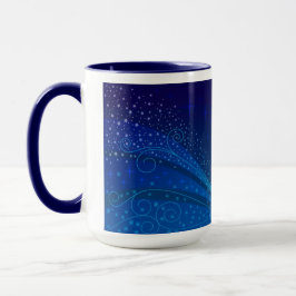 ブルークリスマスツリー マグカップ