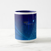 ブルークリスマスツリー マグカップ (中央)