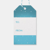 ブルークリスマスバウブル ギフトタグ (裏面)