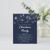 ブルークリスマスパーティー予算招待状 (スタンド正面)