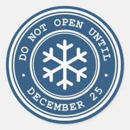 ブルークリスマスプレゼントラベルまで開かない ラウンドシール