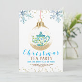 ブルークリスマスホリデーティーパーティー 招待状 (スタンド正面)