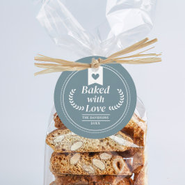 ブルークリスマスホリデーベーキングギフト フェイバータグ