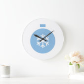 ブルークリスマスボール大時計 ラージ壁時計 (ホーム)