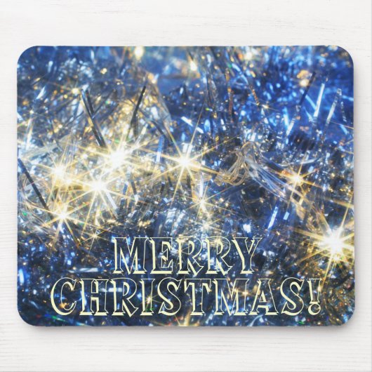 ブルークリスマスマウスパッド マウスパッド (正面)