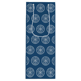 ブルークリスマスワイン抱き枕まで開かない ワインギフトバッグ