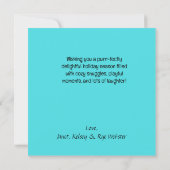 ブルークリスマス子猫 (裏面)