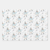 ブルークリスマス小さな女の子