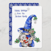 ブルークリスマス格言 シーズンカード (正面/裏面)