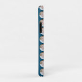 ブルークリスマス誕生日パーソナライズされた写真 Case-Mate iPhoneケース (裏面/右)