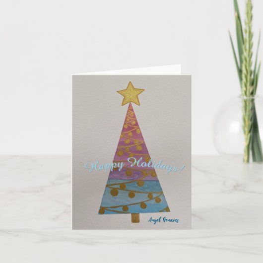 「ブルークリスマス」を夢見て カード (正面)