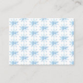 ブルークリスマス ウィンターボーイ おむつくじ エンクロージャーカード (裏面)